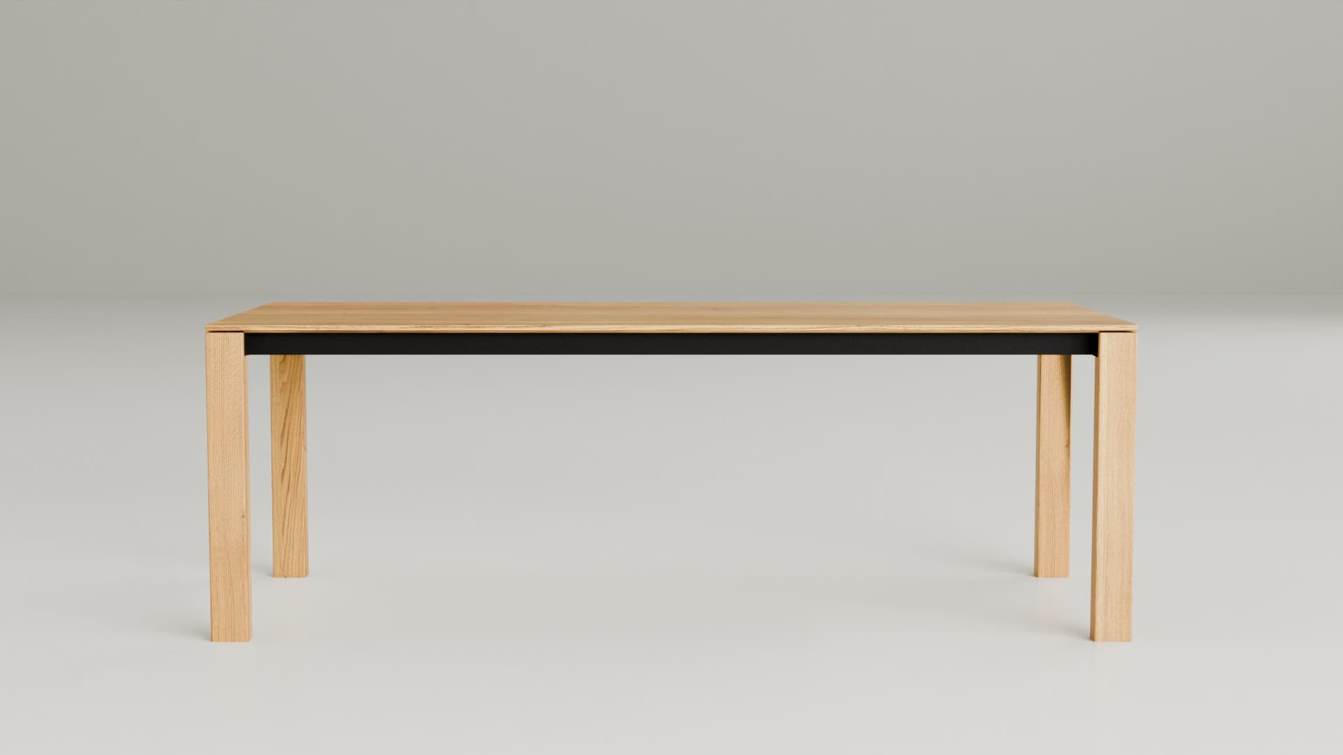 Extendable table Aras 04.03 American walnut 180-260x90, Snapp Form - 373737