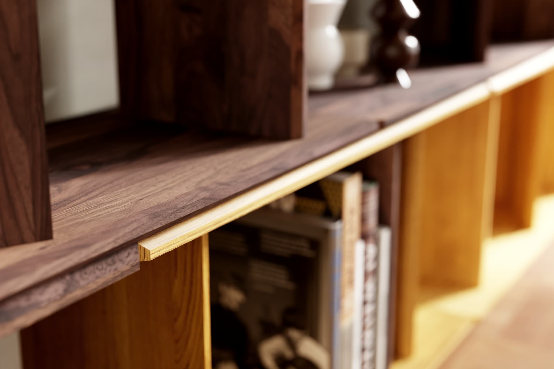 Bookcase Vero 05, oak 184x138x35, Snapp Form - 373776