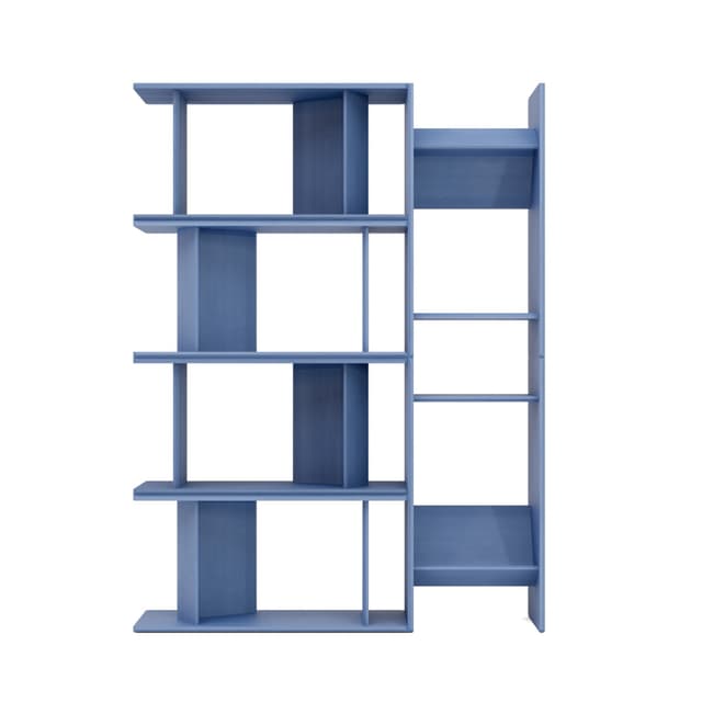 Bookcase Vero 05, blue, 184x138x35, Snapp Form - DIMENSION