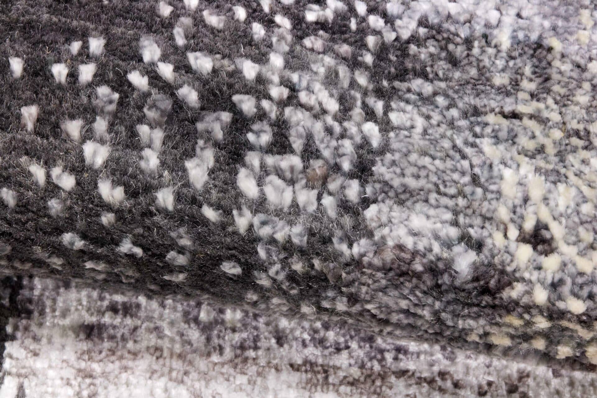 Rug Seduction grey silver white beige, 170x240, wool viscose, Reza's - 374053