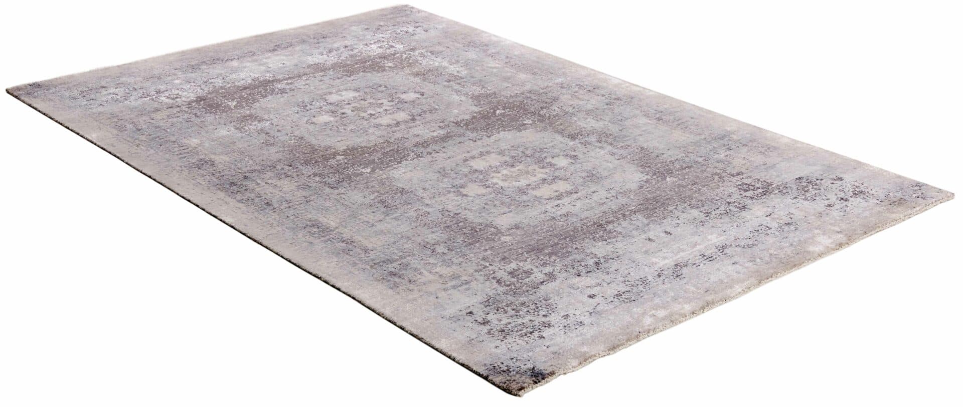 Rug Seduction grey blue beige, 300x400 cm, wool viscose, Reza's - 374177