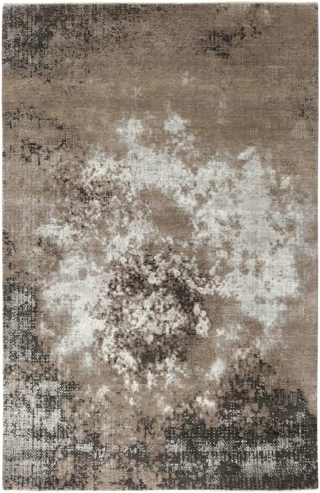 Rug Seduction beige grey white brown, 200x300, wool viscose, Reza's - DIMENSION