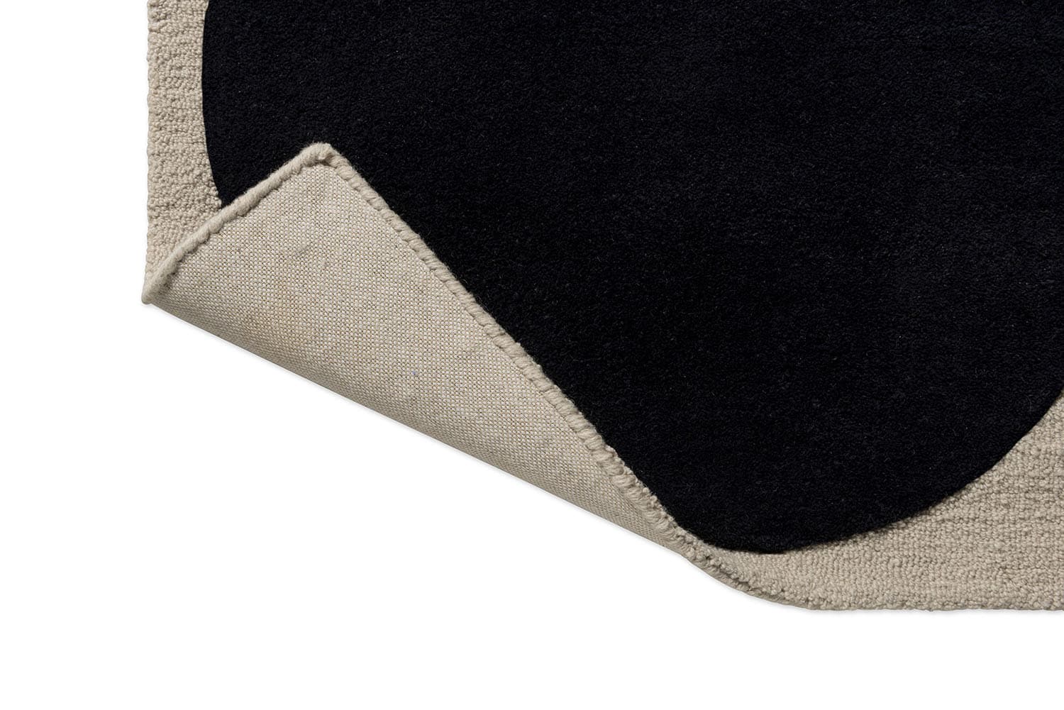 Rug Spot Square beige, navy blue, blue 120x180, wool, Orla Kiely - 374974