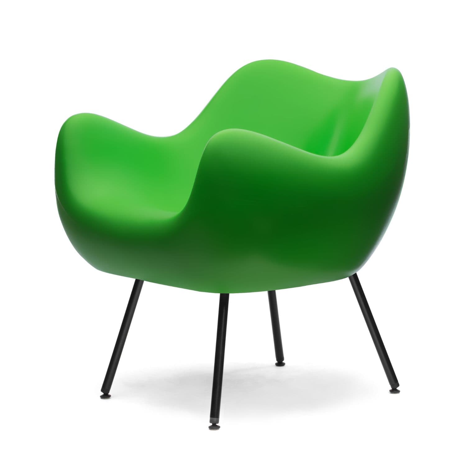 Fotel RM58 Matte jasny zielony, proj. R. Modzelewski, VZÓR