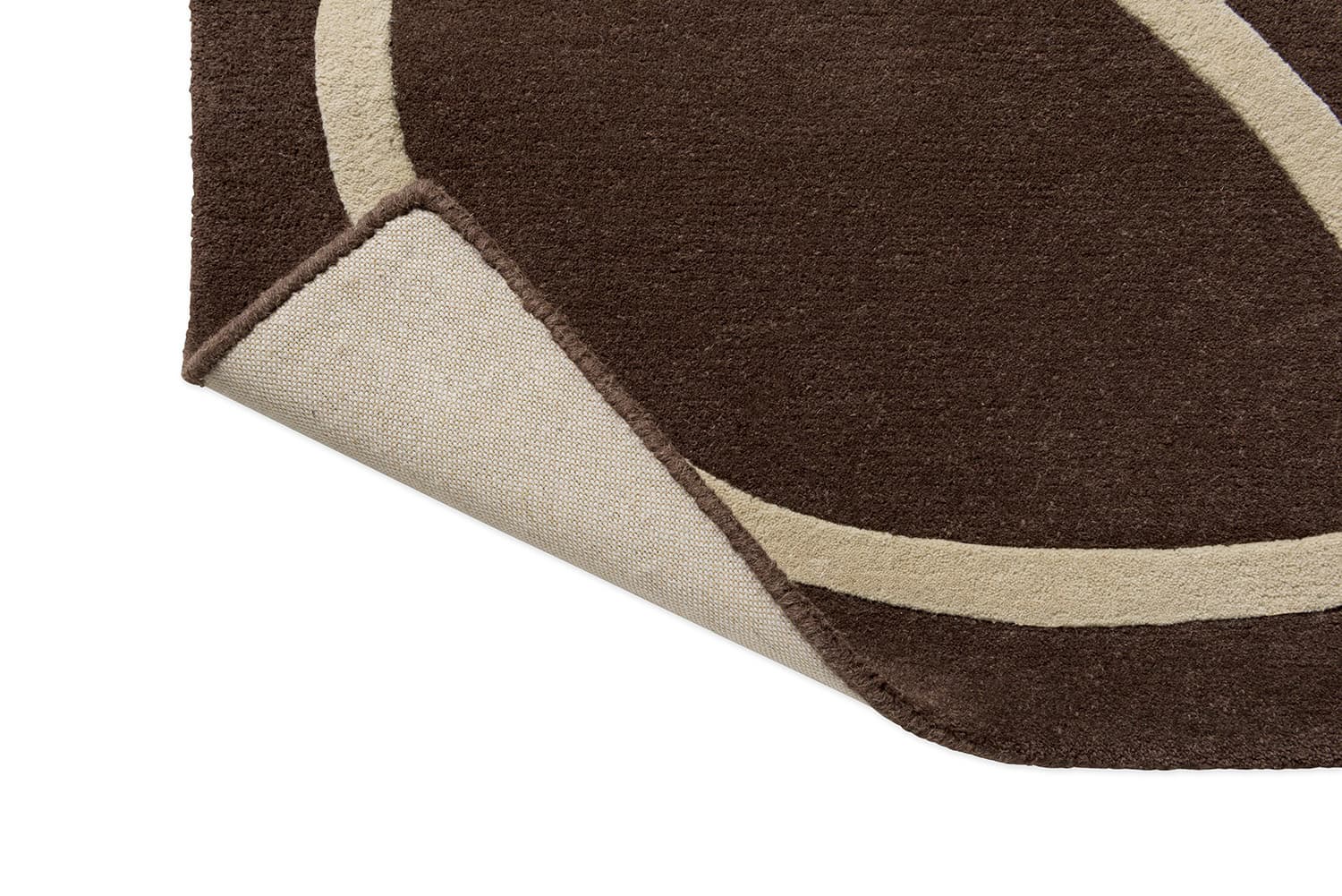 Dywan Giant Linear Stem brązowy, beżowy 120x180 cm, wełna, Orla Kiely - 375104