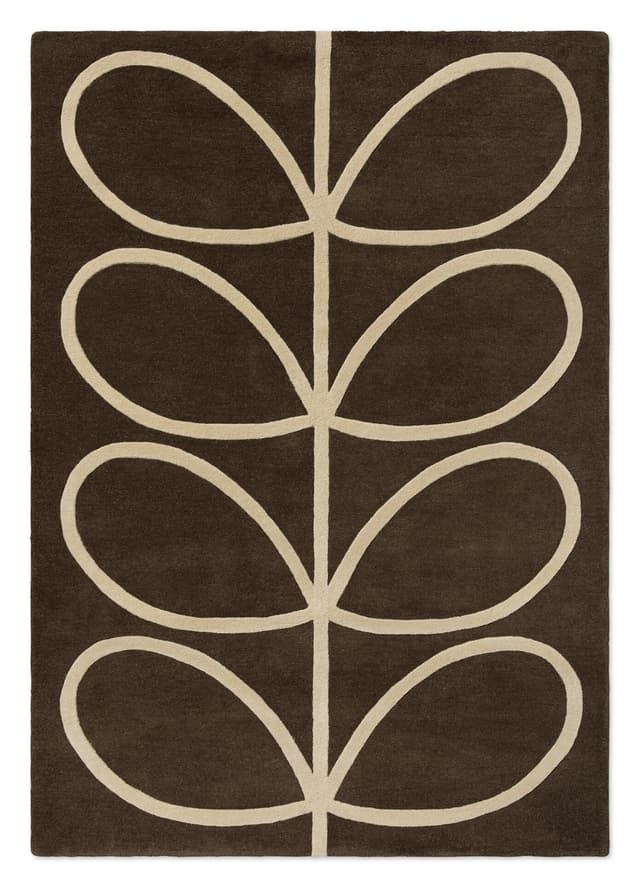 Dywan Giant Linear Stem brązowy, beżowy 200x280 cm, wełna, Orla Kiely - WYMIARY