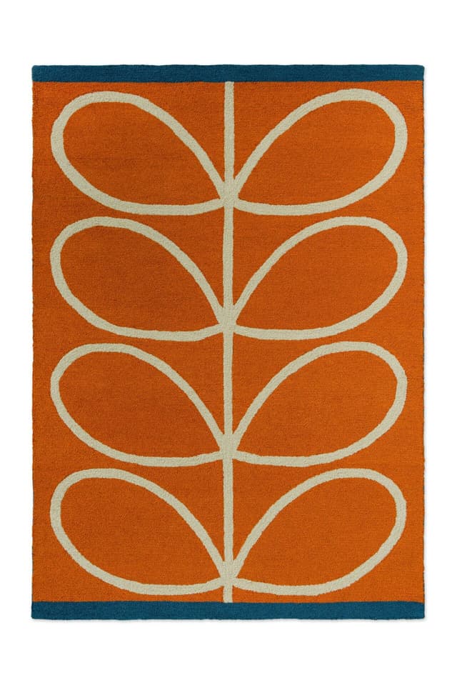 Dywan zewnętrzny Linear Stem Orange pomarańczowy, beżowy, niebieski 140x200 cm, Orla Kiely - WYMIARY