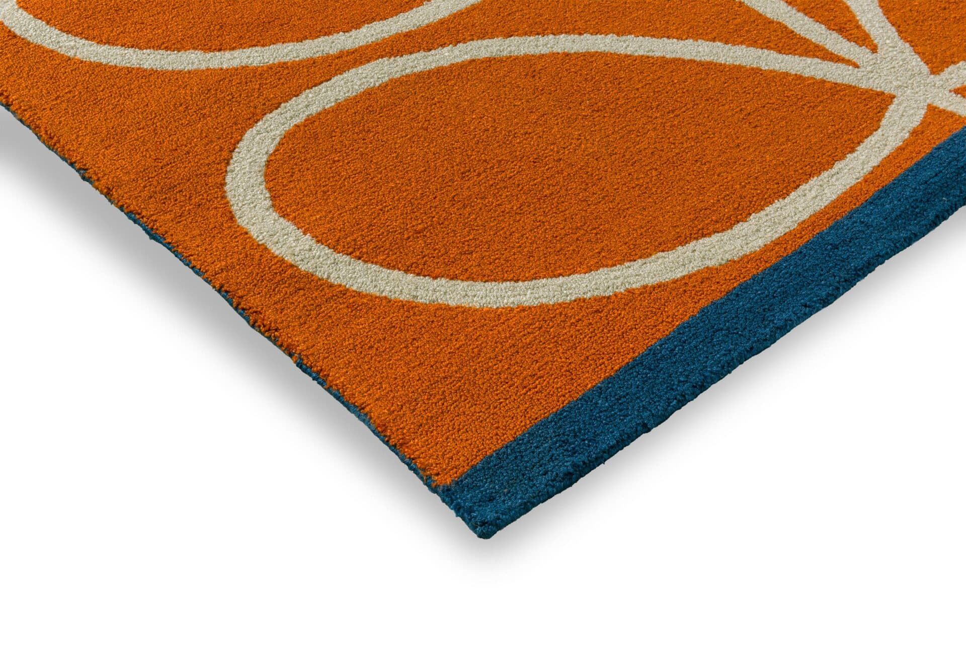 Dywan zewnętrzny Linear Stem Orange pomarańczowy, beżowy, niebieski 250x350 cm, Orla Kiely - 375396