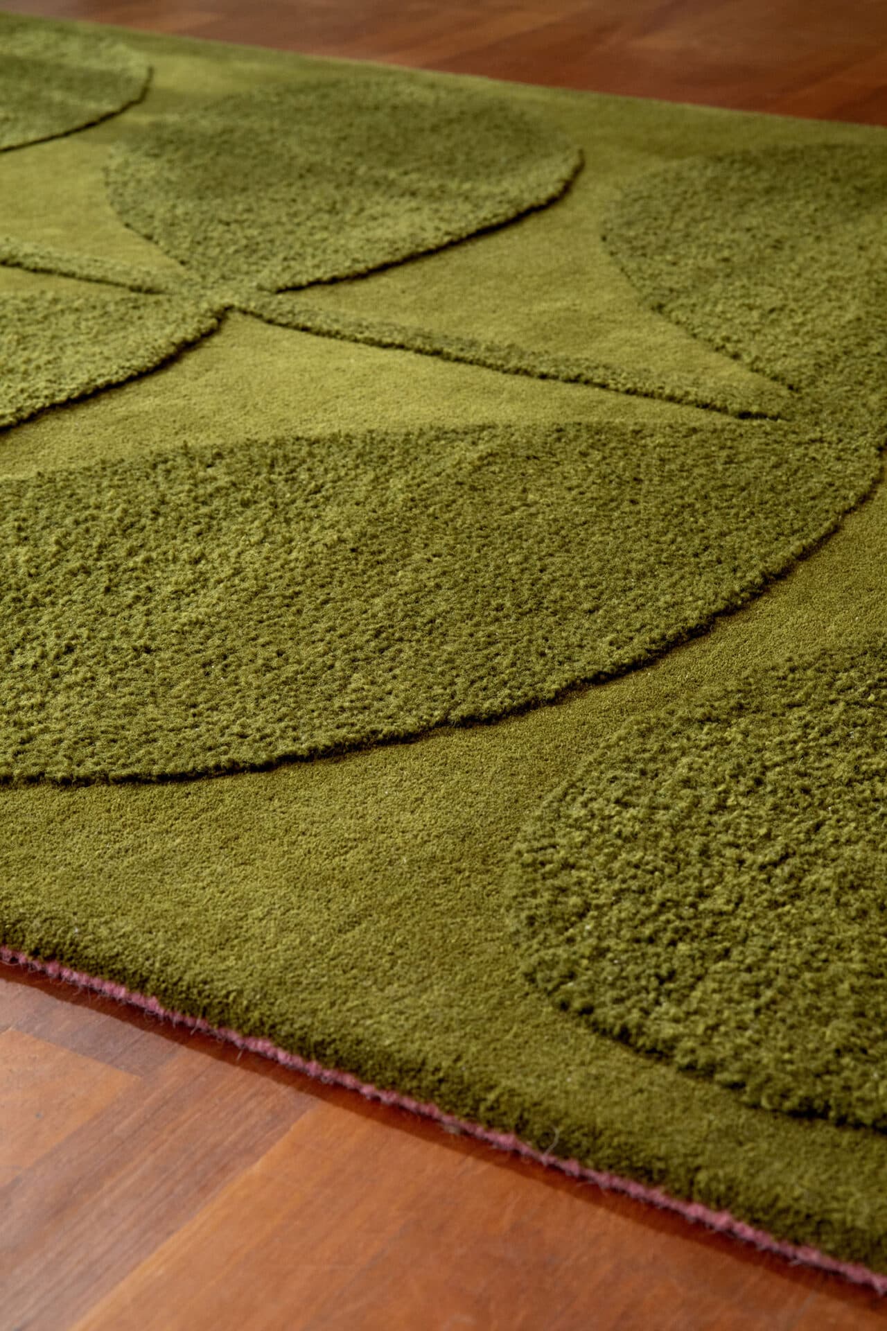 Rug Solid Stem Fern green 120x180, wool, Orla Kiely - 375458