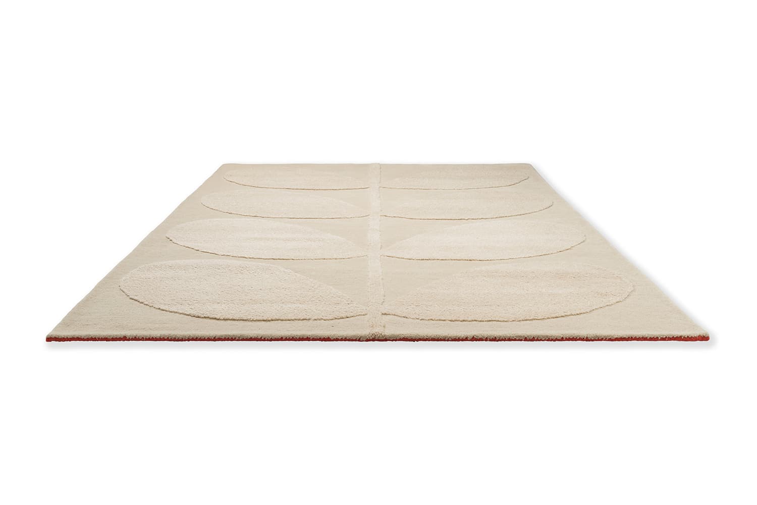 Rug Solid Stem beige 250x350 cm, wool, Orla Kiely - 375511