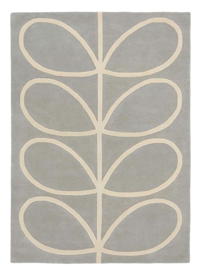 Dywan Giant Linear Stem szary, beżowy 250x350 cm, wełna, Orla Kiely - WYMIARY