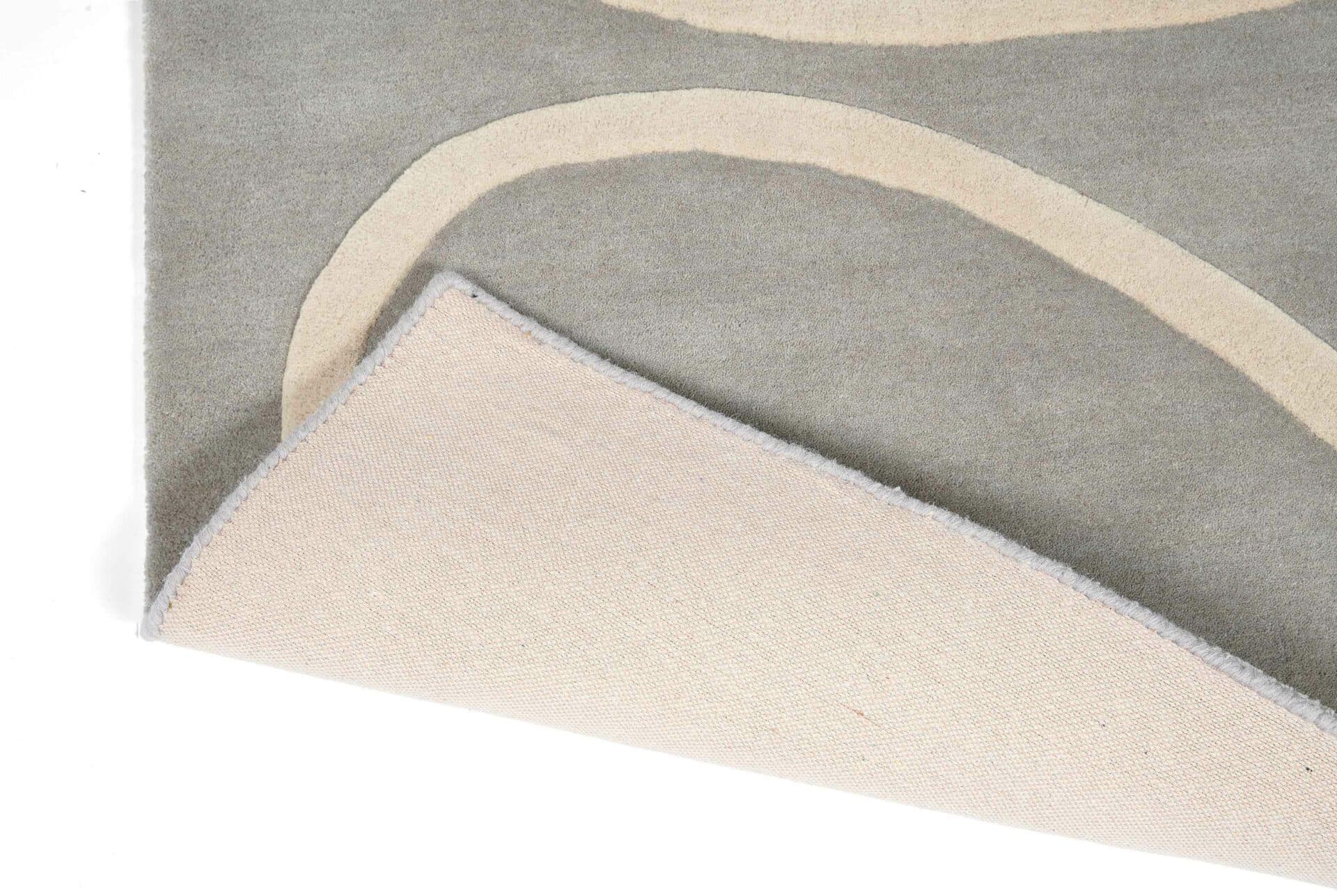 Dywan Giant Linear Stem szary, beżowy 250x350 cm, wełna, Orla Kiely - 375575