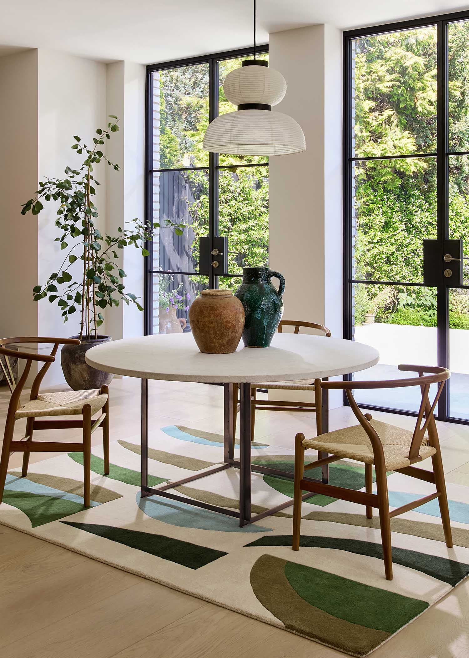 Rug Torillo beige, green, blue 140x200, wool, Harlequin - 375821