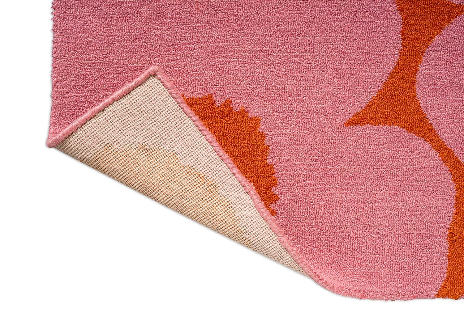 Rug Unikko Pink Orange orange, pink 140x200, Marimekko - 375963