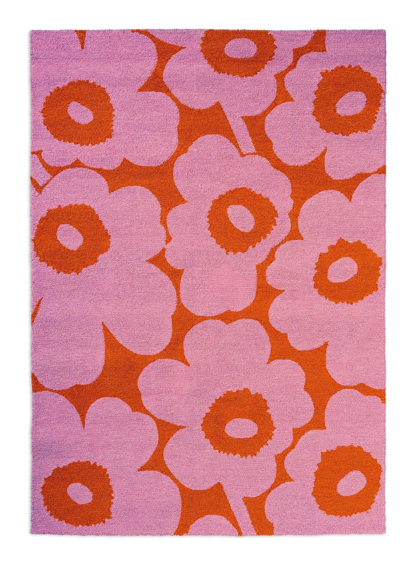 Rug Unikko Pink Orange orange, pink 160x230, Marimekko