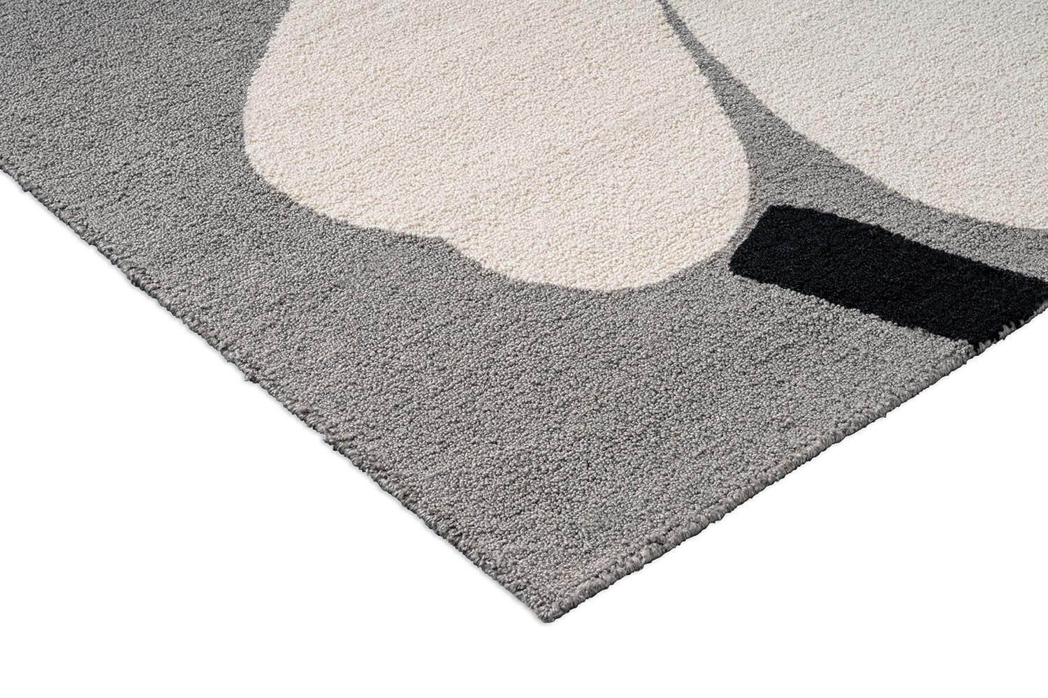 Dywan Unikko Anniversary Grey beżowy, szary 140x200, Marimekko - 375989