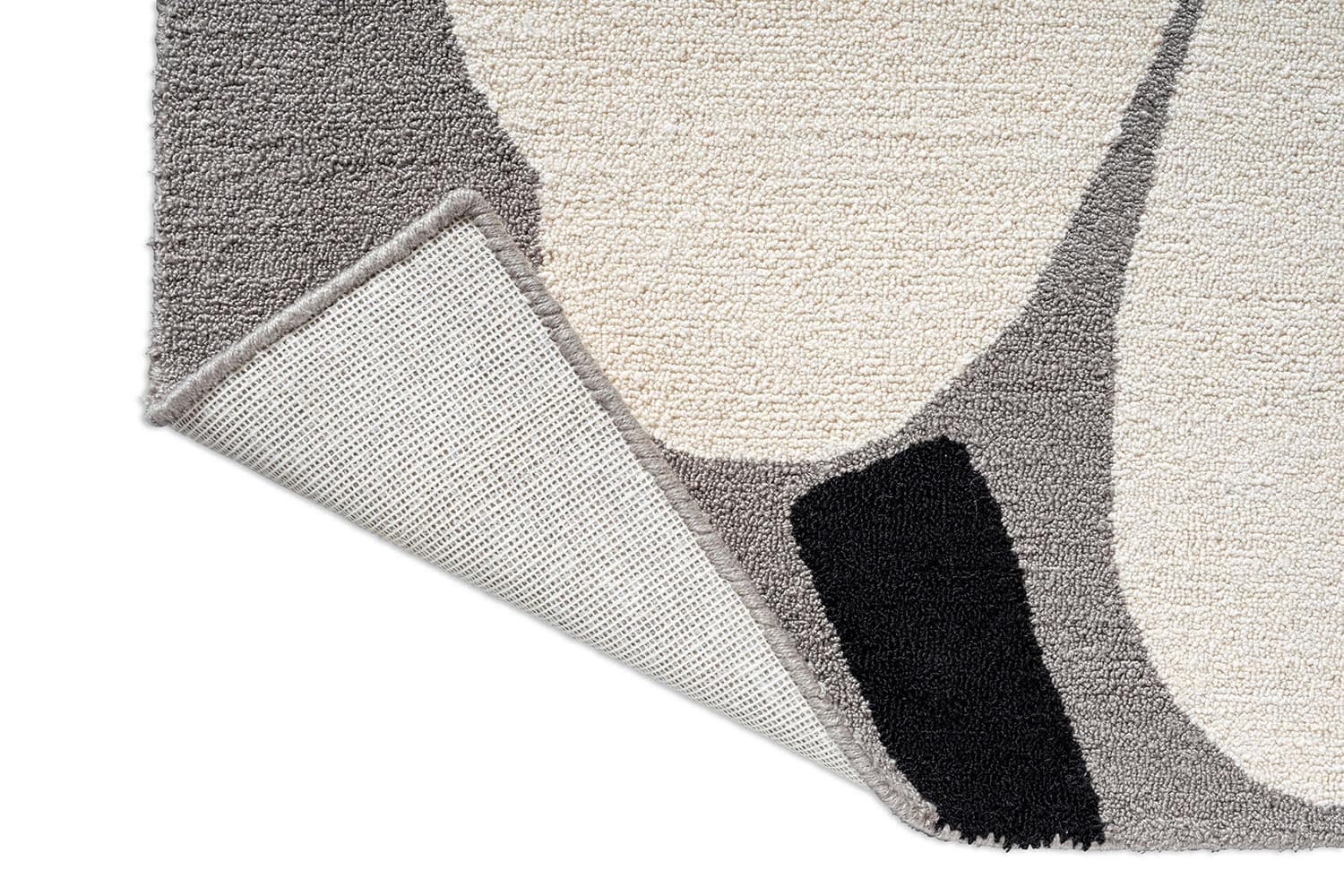 Dywan Unikko Anniversary Grey beżowy, szary, czarny, biały 250x350, Marimekko - 376008