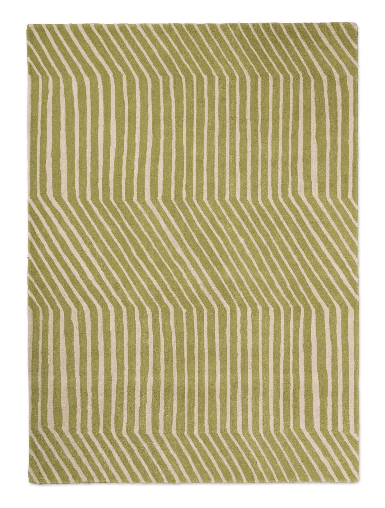 Rug Kalasaaski Light Green beige, olive 170x240, wool, Marimekko