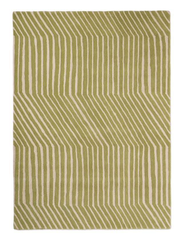 Rug Kalasaaski Light Green beige, olive 250x350, wool, Marimekko - DIMENSION