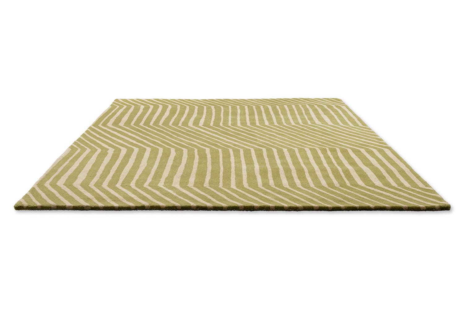 Rug Kalasaaski Light Green beige, olive 250x350, wool, Marimekko - 376092
