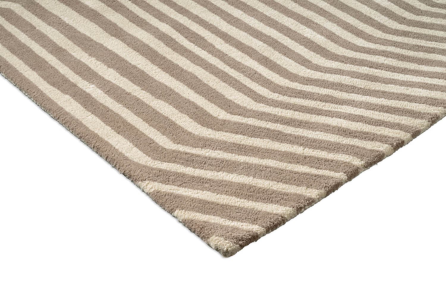 Rug Kalasaaski Greige beige, grey 140x200, wool, Marimekko - 376097