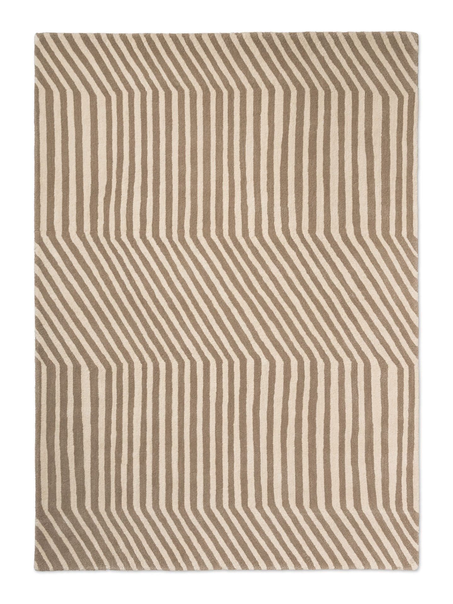 Rug Kalasaaski Greige beige, grey 140x200, wool, Marimekko