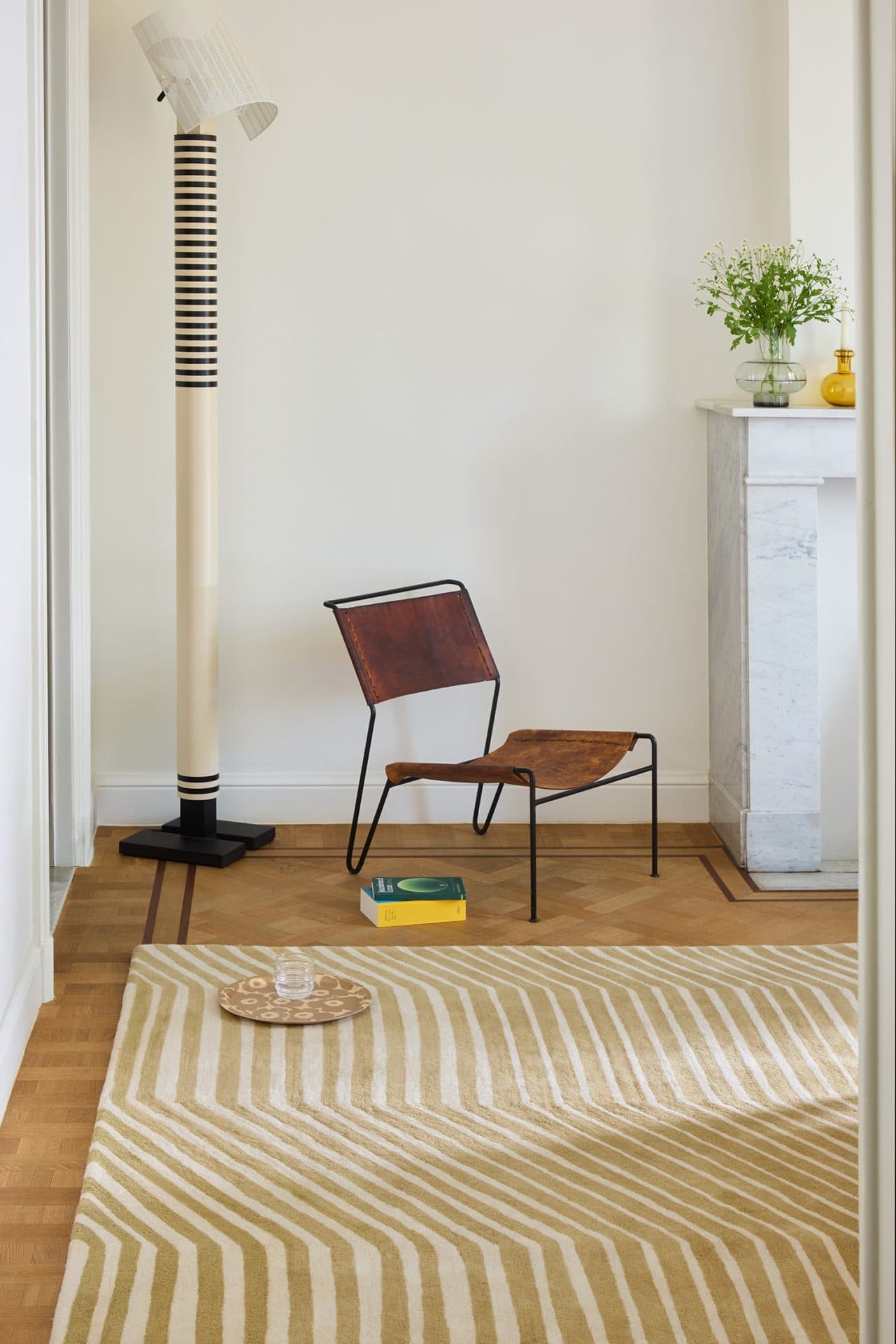 Rug Kalasaaski Brass beige, yellow 250x350, wool, Marimekko - 376136