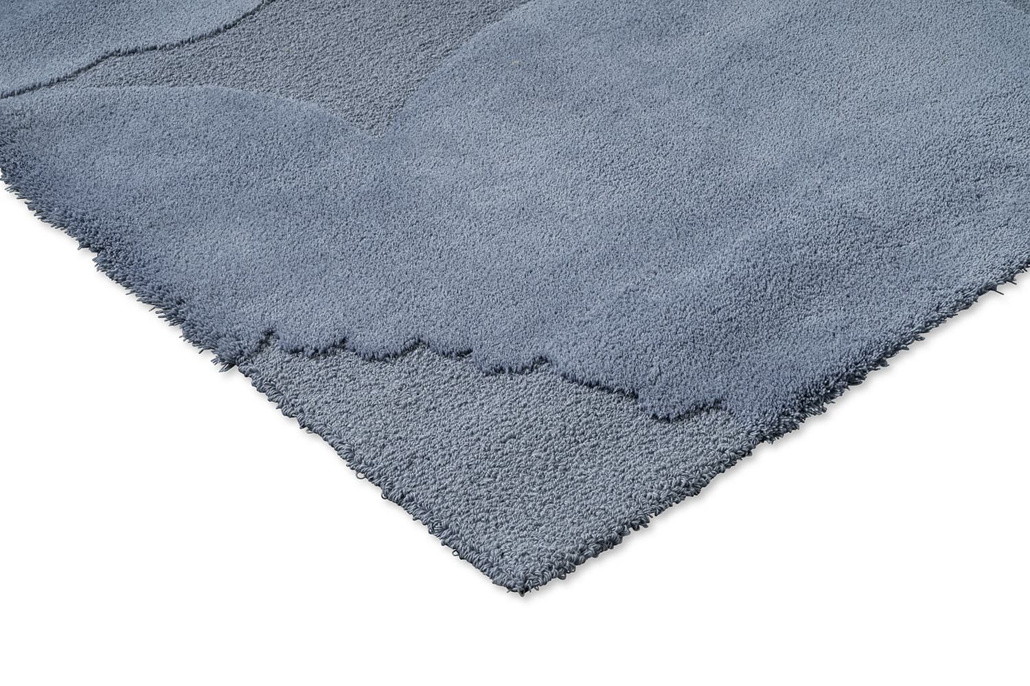 Rug Iso Unikko Dusty Blue blue 170x240, wool, Marimekko - 376497