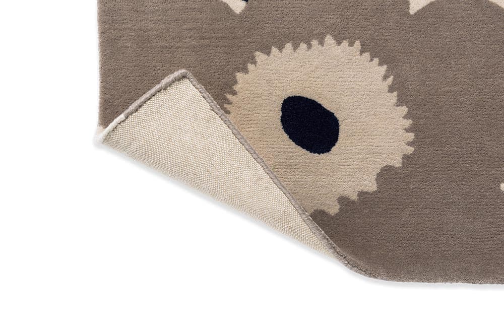 Rug Unikko Greige beige, grey, black 140x200, wool, Marimekko - 376747