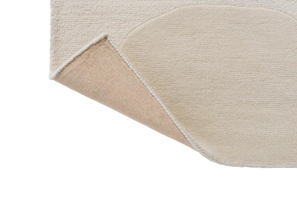 Rug Isot Kivet Natural White beige, ivory 140x200, wool, Marimekko - 376808