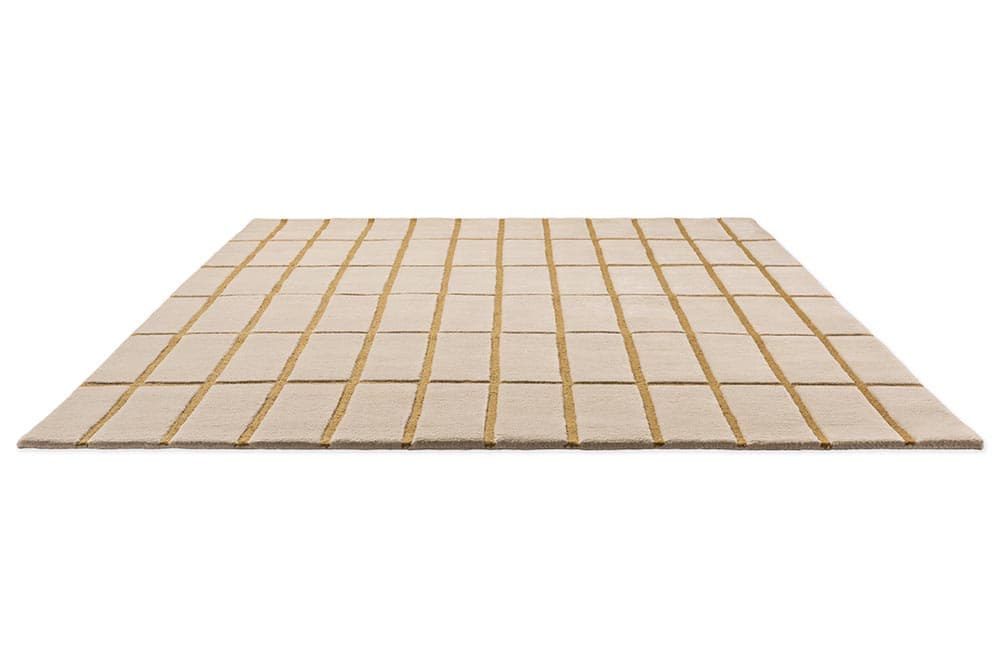 Rug Tiliskivi Bronze Yellow beige, yellow, brown 170x240, wool, Marimekko - 376858