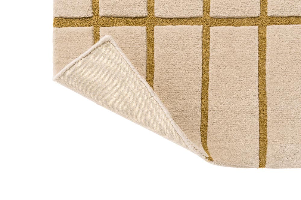 Rug Tiliskivi Bronze Yellow beige, yellow 200x280, wool, Marimekko - 376864