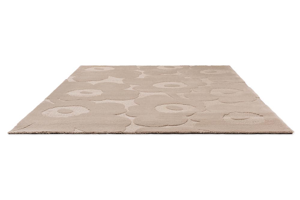 Rug Unikko Light Beige beige 140x200, wool, Marimekko - 376953