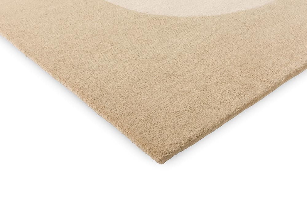 Rug Seireeni Warm Beige beige, white 140x200, wool, Marimekko - 376973