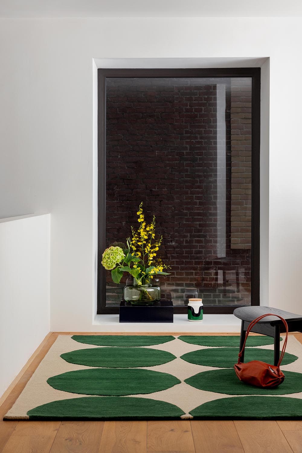 Rug Isot Kivet Green beige, green 140x200, wool, Marimekko - 377018