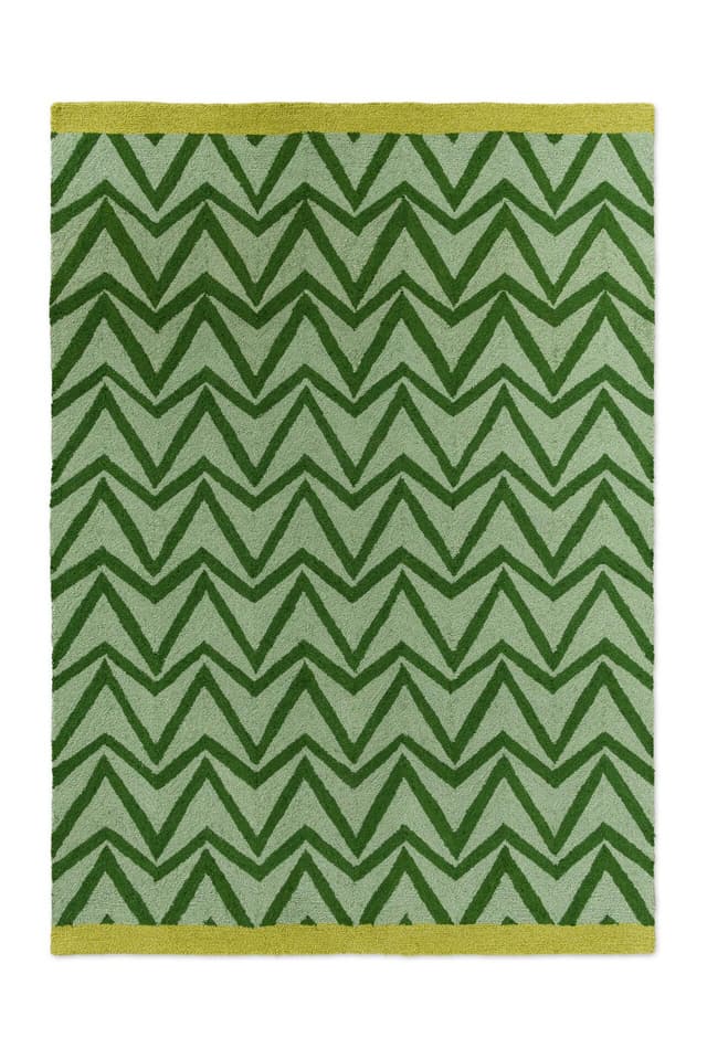 Dywan zewnętrzny Dhurrie Green, zielony, żółty, 200x280 cm, Scion Living - WYMIARY