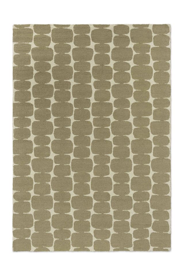 Rug Little Lohko Pebble, beige, 200x280 cm, wool, Scion Living - DIMENSION