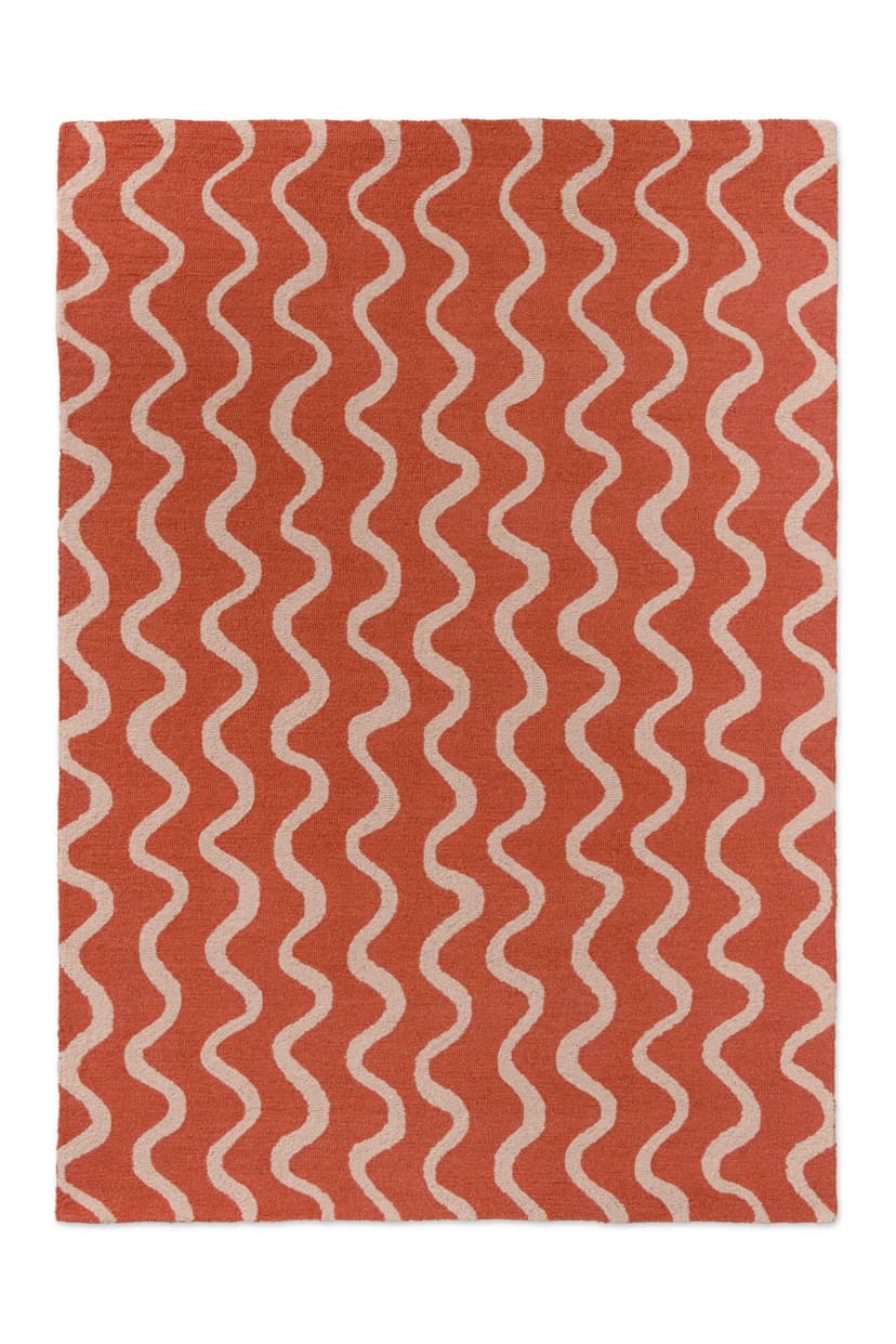 Rug Ribbon Coral, red, pink, 120x180 cm, wool, Scion Living