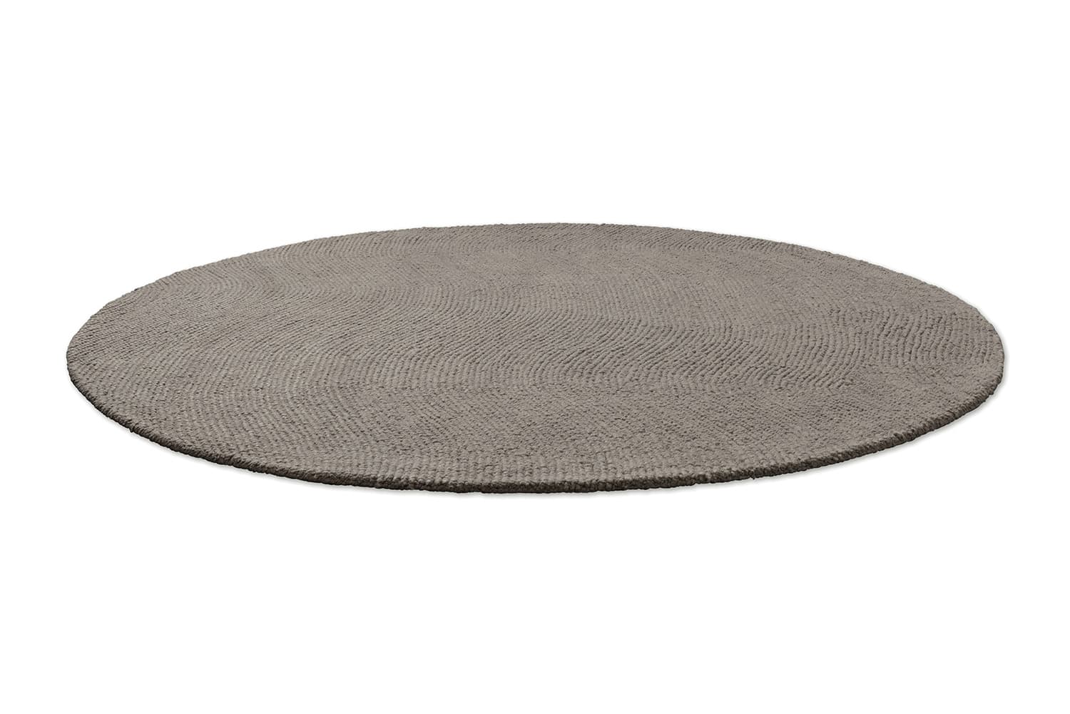 Rug Decor Echo Pebble Round grey 150x150, wool, Brink&Campman - 378278