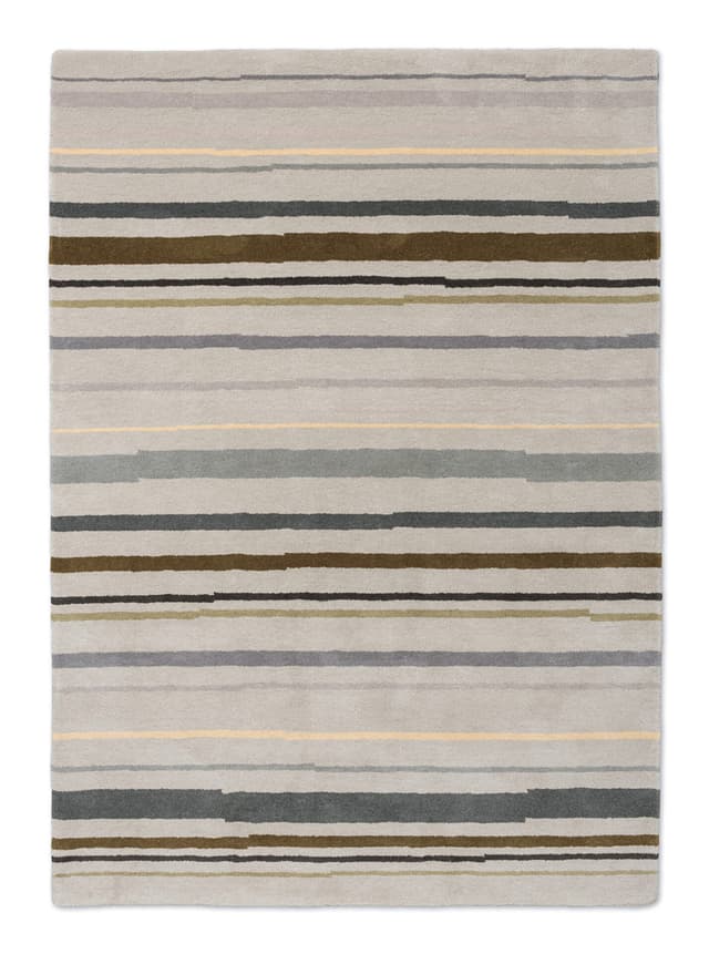 Rug Decor Shift Steel Metal grey 250x350, wool, Brink&Campman - DIMENSION