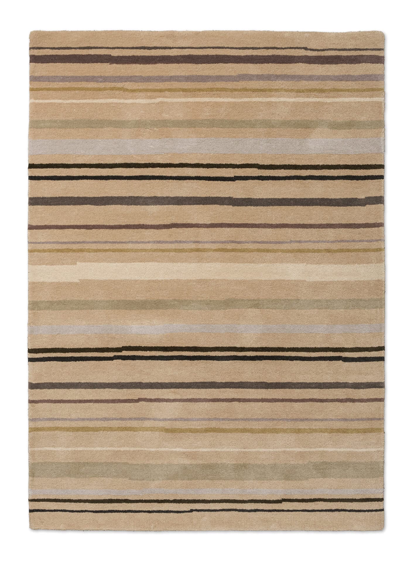 Dywan Decor Shift Mineral Sand beżowy 140x200, wełna, Brink&Campman