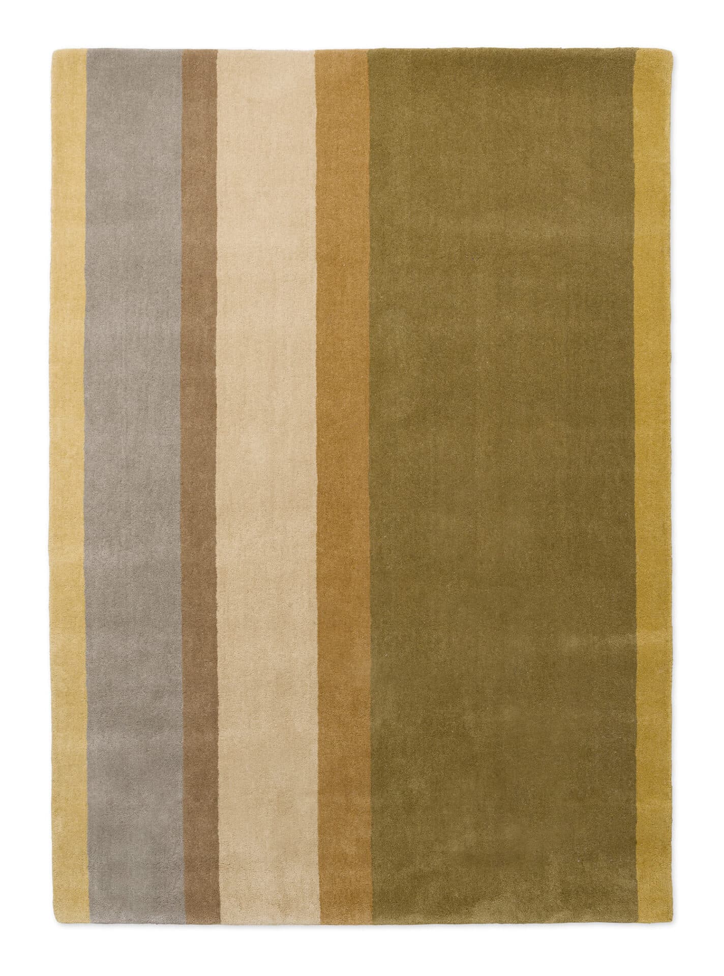 Rug Decor Linear Earth olive 200x280, wool, Brink&Campman