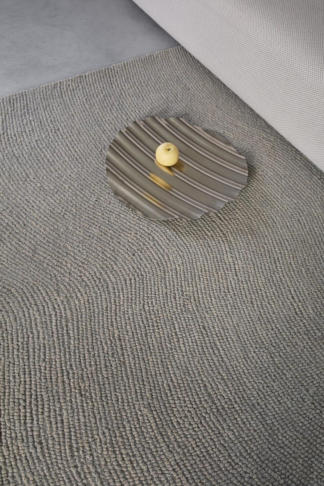 Rug Decor Echo Pebble grey 140x200, wool, Brink&Campman - 378474