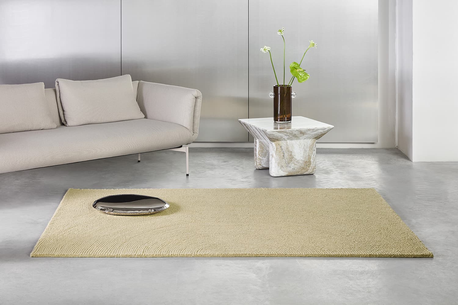 Rug Decor Echo Sand beige, sand 200x280, wool, Brink&Campman - 378502