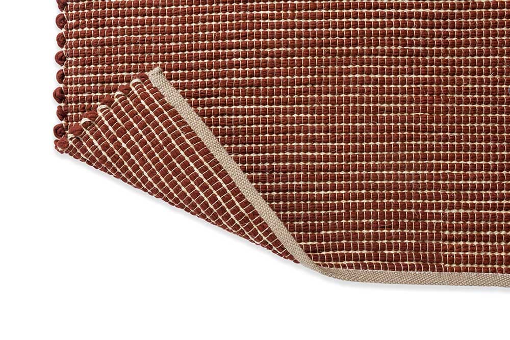Rug Frame Brick brown 140x200, sisal, wool, Brink&Campman - 379410