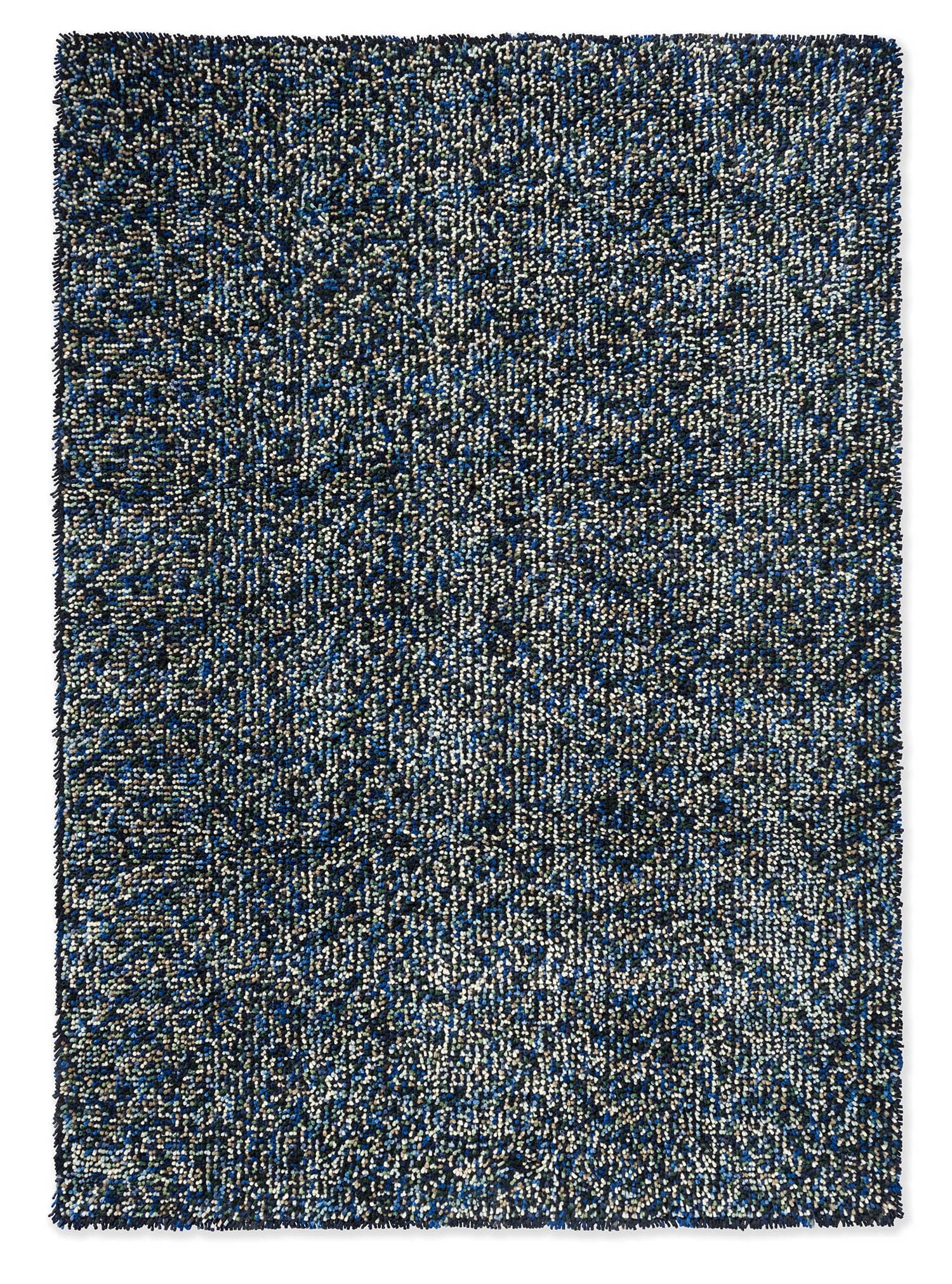 Rug Pop Art True Blue blue 140x200, wool, Brink&Campman