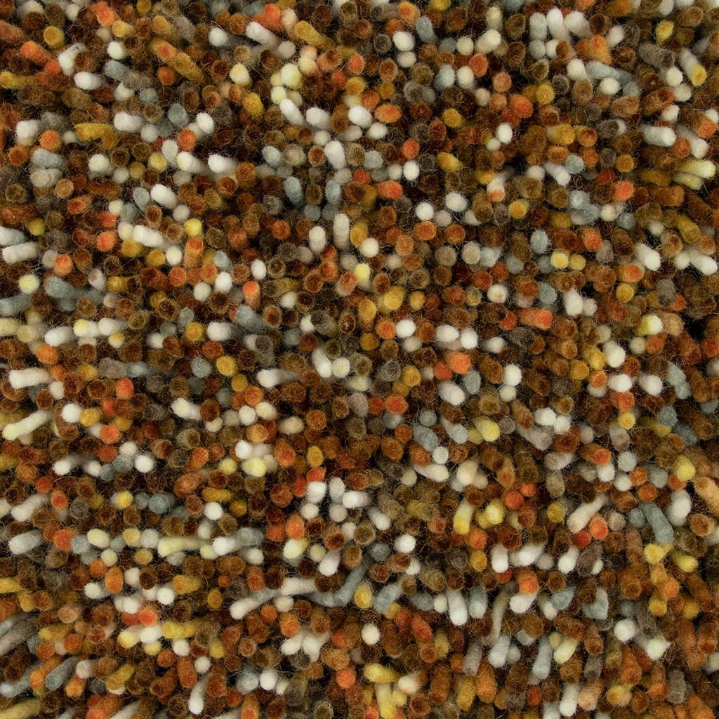 Rug Pop Art Amber orange 200x280, wool, Brink&Campman - 379569