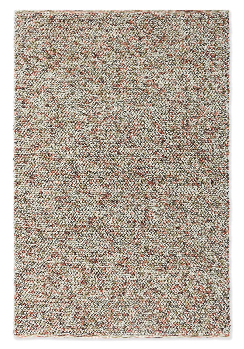 Dywan Marble Pumpkin beżowy, różowy, zielony 140x200, wełna, Brink&Campman