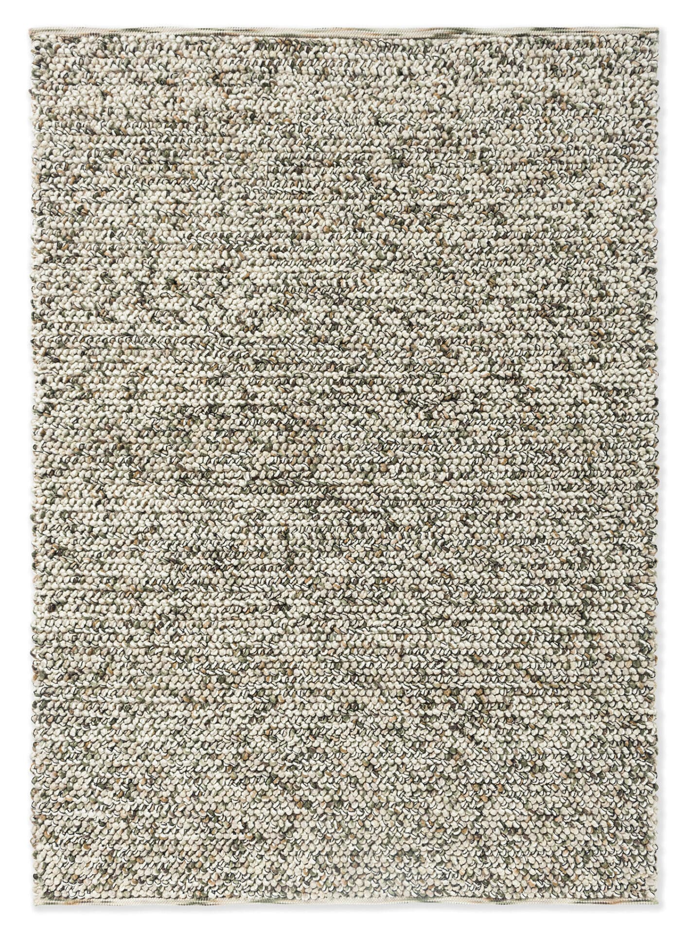 Dywan Marble Moss Green beżowy, piaskowy, zielony 170x240, wełna, Brink&Campman