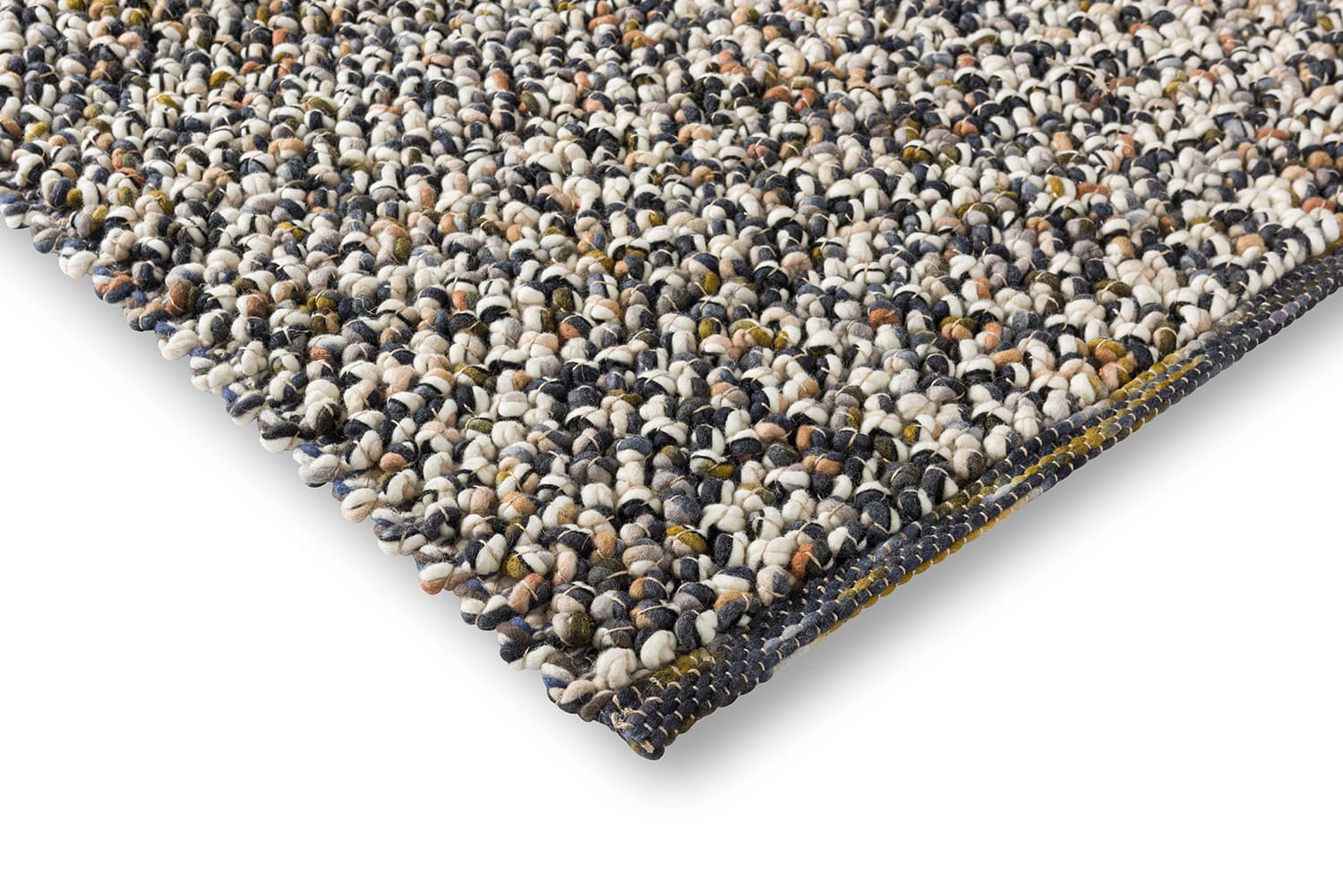 Dywan Marble Carbon beżowy, brązowy, granatowy, niebieski, piaskowy 140x200, wełna, Brink&Campman - 379848
